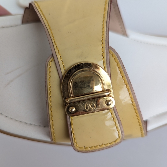 LOUIS VUITTON LEATHER WOMEN'S SANDALS - Picture 6 of 16